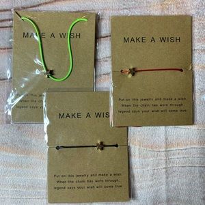 Wish bracelet star charm